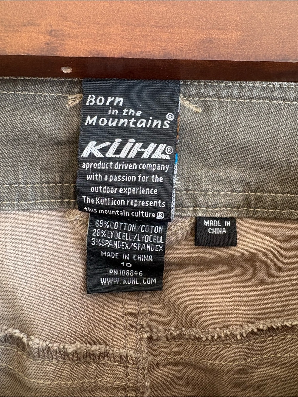 KÜHL Adventure Denim Skirt Women’s Rugged Brown Utility Pocket Skirt Size 10 - Picture 4 of 8
